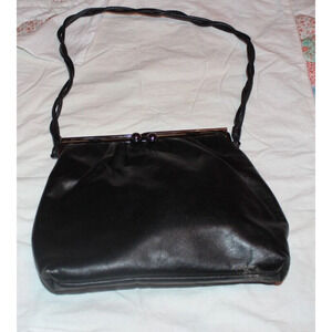 VINTAGE HANDBAG-BLACK